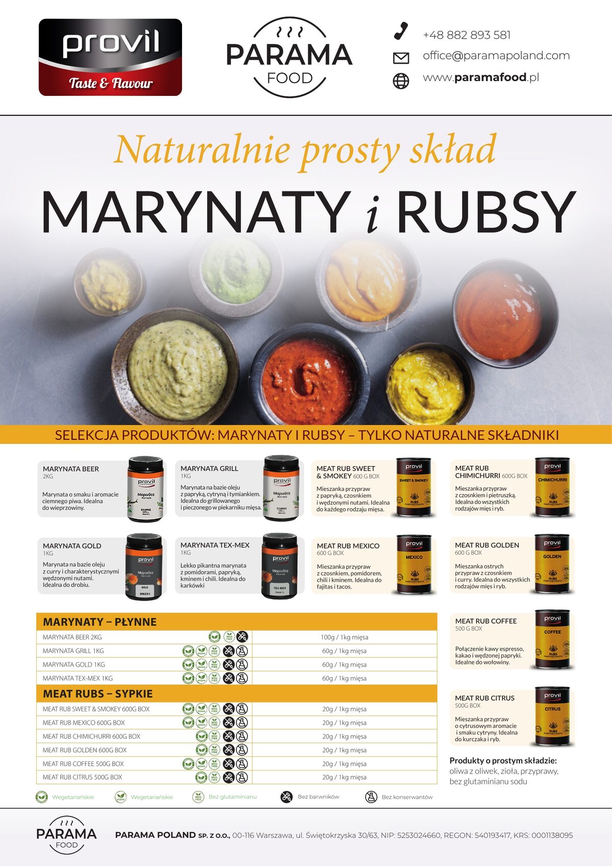 Layout Parama Poland – Marynaty i rubsy: selekcja produktów o naturalnym składzie
